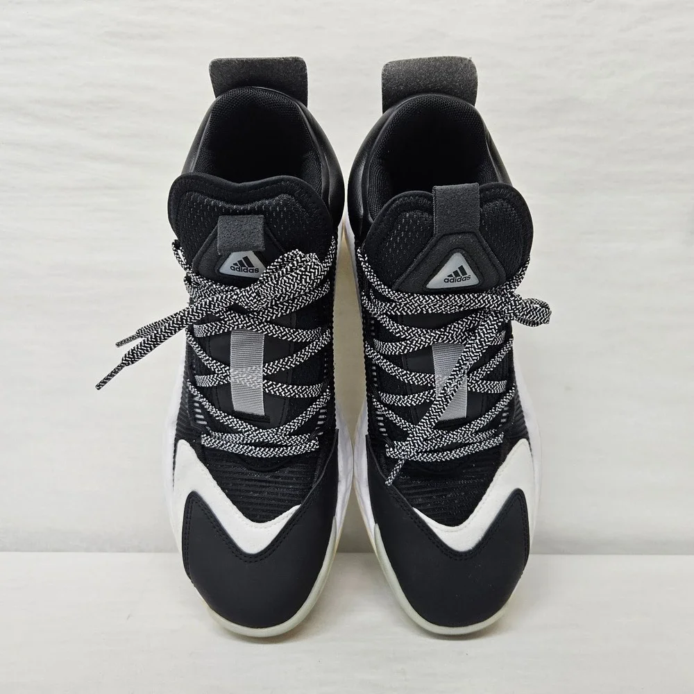 Adidas Pro Boost Mid Basketball Shoes FW9512 Core Black White Mens Size 7‎